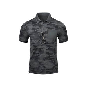Polo para hombre de poliéster 100% con logotipo de impresión bordado personalizado de negocios - Product Image 1