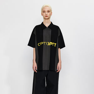 Camiseta Polo de Manga Corta con Media Cremallera, de Algodón Pesado de 180g, con Logotipo Personalizado, Servicio OEM - Product Image 5