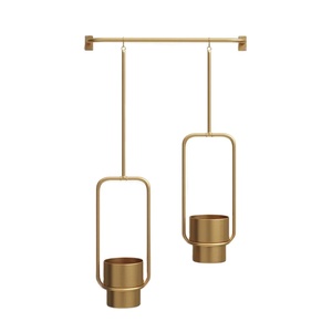 Jardinière suspendue en métal moderne, vente chaude, haute qualité, décoration de fenêtre extérieure, plantes, fleurs, pot, jardin, maison, cour, fabriqué en Inde - Product Image 1