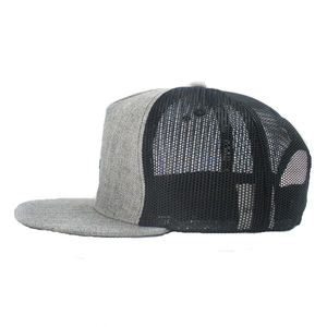 หมวกคนขับรถบรรทุกแบบแห้งเร็วระบายอากาศได้ดีสำหรับทุกเพศหมวกทัคเกอร์ลายนูนพร้อมโลโก้กำหนดเองแฟชั่น5แผงหมวกทรูคเกอร์ - Product Image 6