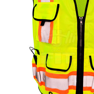 Gilets de sécurité haute visibilité Logo personnalisé Gilet de sécurité imperméable réfléchissant pour adultes - Product Image 5