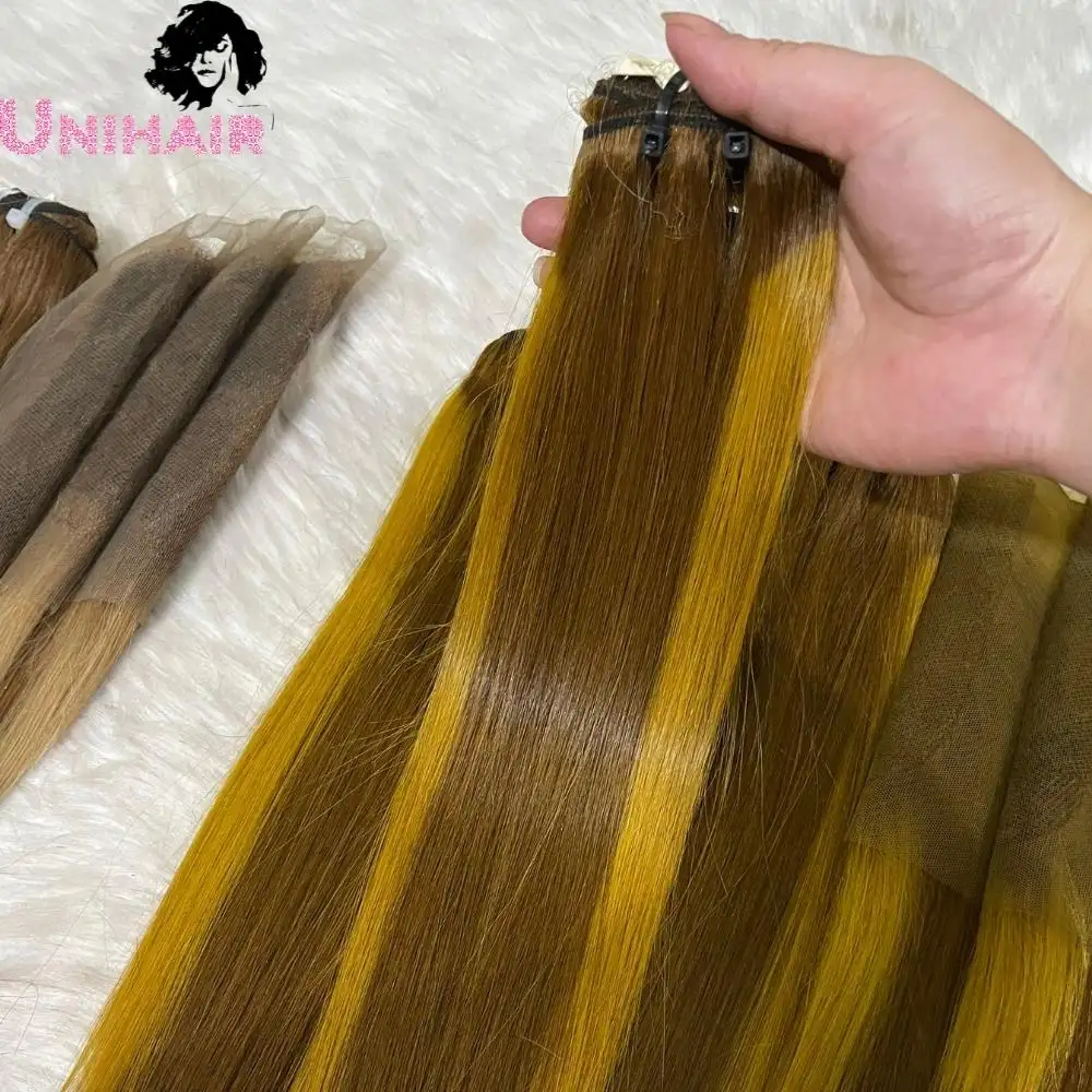 Estensione delle parrucche dei capelli umani di Remy naturale vietnamita diritta dell'osso dei capelli veri del fornitore Super caldo 100%
