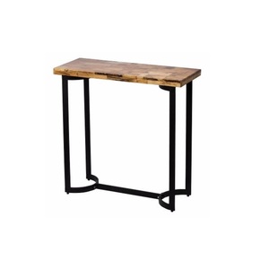 Mesa de centro de hierro con cristal para muebles del hogar, accesorios hechos a mano, mesa de centro de diseño, mesa auxiliar de estilo personalizado - Product Image 6