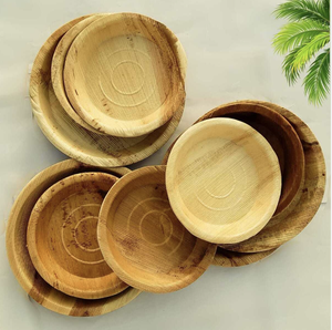 Formes variées d'assiettes en feuilles de palmier Areca de haute qualité et écologiques disponibles - Product Image 5