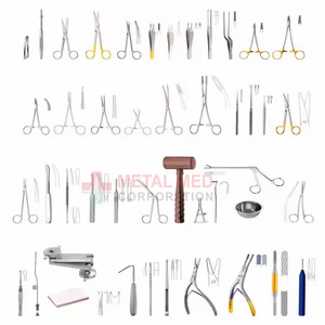Instruments de rhinoplastie Ensemble de 80 instruments majeurs de chirurgie du nez et du plastique MM-09072025-8 par Metal Med Corporation - Product Image 4