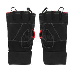 Gants de sport en cuir respirant pour la musculation et le cyclisme - Imperméables, antidérapants, légers, design demi-doigts pour les activités sportives en extérieur - Product Image 6