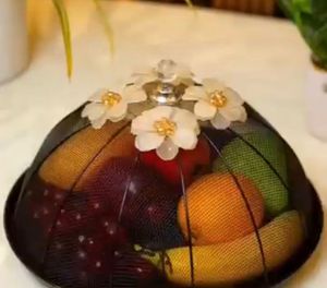 Alta demanda Bandeja de fruta de servicio de metal Bandeja de almacenamiento de fruta de metal de diseño vintage disponible a bajo precio de la India - Product Image 1