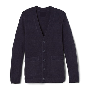 Cardigan thermique à col en V avec doublure isolée, confortable et doux, adapté aux vêtements de travail et aux vêtements décontractés pour climat froid - Product Image 5