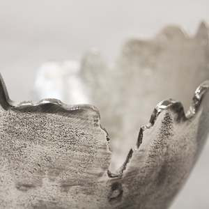 Bandeja decorativa de escultura de cuenco Pangea de Metal grande moderno para almacenamiento de frutas y exhibiciones de servicio WB INC INDIA - Product Image 6