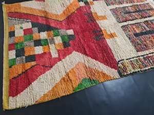 Tapis Boujaad fait main en laine marocaine de haute qualité, design coloré 2025, tapis en laine marocaine de haute qualité, patchwork artistique bohème, fabriqué en Inde - Product Image 5