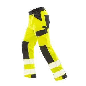 Pantaloni di Sicurezza Elasticizzati Riciclati con Adesivi Riflettenti Sostenibili e Luci - Gadget Promozionali - Product Image 2