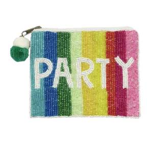 Coloré Graine Perlée Broderie Coin Pouch Mode Style À La Main Perles De Rocaille Perlée Broderie Coin Pouch Pour Les Femmes - Product Image 4