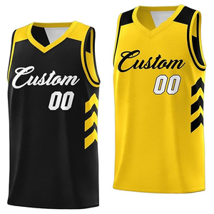 Camiseta de baloncesto reversible para jóvenes personalizada para hombres, camisetas transpirables de rendimiento atlético, conjunto de número de nombre de equipo impreso de talla grande - Product Image 4