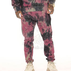 Combinaison de course pour hommes avec pull à capuche et pantalon à cordon de serrage de couleur assortie - Product Image 5