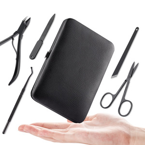 Ensemble de manucure et pédicure professionnel de haute qualité, 15 pièces, multifonctionnel, en acier inoxydable, ciseaux, coupe-ongles, coupe-cuticules - Product Image 3