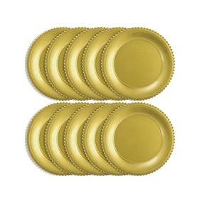 Assiette chargeur en laiton nouveau design vaisselle ustensiles de cuisine ensemble de dîner en laiton produit le plus vendu - Product Image 2