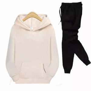 Chándales de invierno de algodón 100% para mujer, conjuntos de 2 piezas, chándal, sudaderas de gran tamaño, sudaderas con capucha, pantalones de chándal, conjuntos a juego - Product Image 5