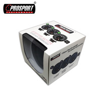 Untuk Motor Stepper Tachometer OLED 115mm 0-10.000 RPM Konstruksi Aluminium Lampu Latar Putih/Kuning/Biru Universal Mobil