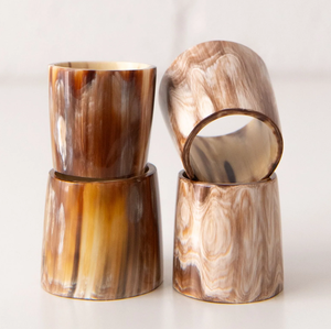 Rond de serviette en corne de buffle nouvellement conçu à la main produit de haute qualité anneau de serviette en corne polie brillante par HADIYA NOOR HANDICRAFTS - Product Image 5