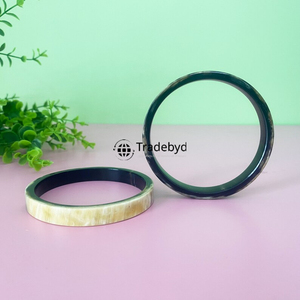 Brazaletes de Cuerno Naturales Hechos a Mano de Moda, Unisex, de Primera Calidad, para Regalos, Joyería Tradebyd con Pago por PayPal - Product Image 1