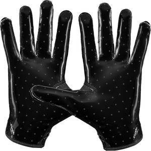 Service OEM Gants de football américain Paume collante Haute qualité Nouveauté Gants de football rembourrés pour joueurs de ligne Vente en gros - Product Image 2