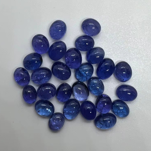Cabujón de Tanzanita Natural Hecho a Mano de Súper Calidad, Gema Suelta de Alta Precisión, Azul de Grado Superior, Tratada con Calor, Color Verificado por Terceros - Product Image 1