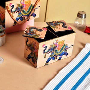 Boîte en bois Cadeaux et artisanat Boîtes en bois Panneaux muraux - Product Image 4