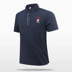 Camiseta Deportiva de Manga Corta con Cuello Redondo para Hombre, Talla Grande, de la Mejor Calidad Fizzan, Personalizada, de Poliéster y Algodón Sólidos, Bordada - Product Image 5