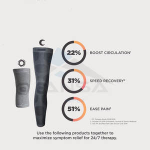 Soutien de l'enflure, de l'inflammation et de la circulation pour les femmes et les hommes, genouillère, attelle de genou pour soulager la douleur au genou, la douleur articulaire - Product Image 4