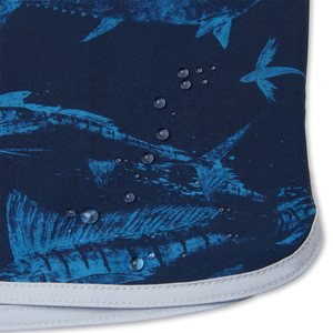 OEM personalizado cordón poliéster sublimación impresión secado rápido hombres nadar pesca pantalones cortos de talla grande bolsillo transpirable - Product Image 4