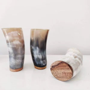 Horn <b>Cup</b> Viking 5" Eco-Friendly Feng Shui Animal High Quality - Product Image 1