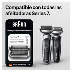 Cabezal de Repuesto Original para Afeitadora Eléctrica de Doble Cuchilla para Hombre, Resistente al Agua IPX7, Compatible con Afeitadoras Eléctricas Plateadas - Product Image 4