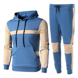 Conjunto de chándal de poliéster para hombre con logotipo personalizado bordado, Jersey transpirable, ropa deportiva de invierno GSM 450 - Product Image 1