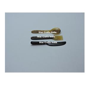 Cuillère à Servir Mini en Corne Naturelle de Qualité Supérieure, Faite à la Main, Design Unique, Décoration, Cuillère à Thé en Corne d'Inde pour la Cuisine et les Fêtes - Product Image 1