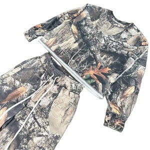 Ensemble de survêtement personnalisé pour homme, pantalon large et sweat à capuche, en coton, imprimé DTG et sublimation, motif camouflage, coupé et cousu - Product Image 4