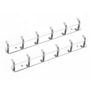 Ganchos de pared adhesivos SUS 304 de acero inoxidable de alta resistencia, ganchos multiusos impermeables y elegantes para baño y cocina - Product Image 4