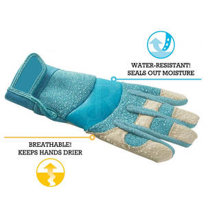 Venta al por mayor XL Cuero Construcción Seguridad Trabajo Guantes Impermeable y Anticorte Desgaste Industrial - Product Image 2
