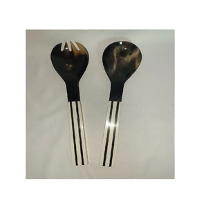 ช้อนตักไอศกรีมและของหวานช้อนเขาควายขัดเงาออกแบบได้ตามต้องการ - Product Image 6