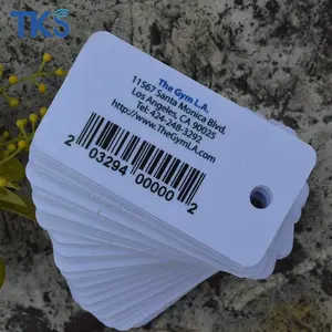 Customized barcode key chain tag