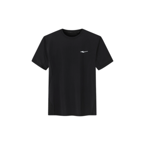 T-shirt à col rond en coton biologique pour homme ERKE - 11225202326-004 Noir - Product Image 1