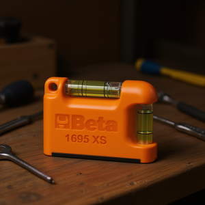 Niveau de poche de précision 1 mm/m avec base magnétique en V, en aluminium profilé et 2 vases incassables - Product Image 3