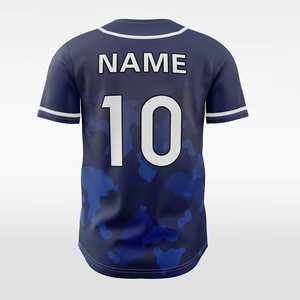 Breathable Sublimation Baseball Jersey for <b>Men</b> Casual Button Down <b>Shirts</b> Short Sleeve Active Team Sportswear Jersey - Product Image 6