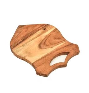 La mejor tabla de cortar de madera natural hecha a mano al por mayor en tamaños personalizados para picar y servir desechable reciclable - Product Image 6