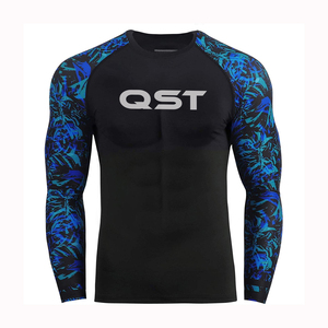Nouveau Bon marché de haute qualité MMA Fighting Rash Guard Sublimation Imprimé Design BJJ Jiu Jitsu Kimono Arts Martiaux Wear MMA Rash Guard - Product Image 2