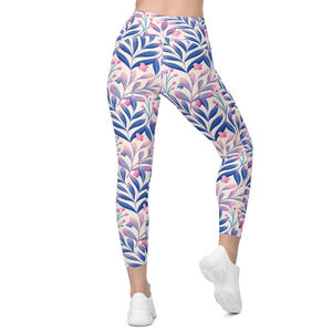 Mallas de mujer de sublimación de alta calidad hechas en fábrica, servicio de OEM, mallas de mujer de sublimación de moda de color liso, precio barato OEM - Product Image 5