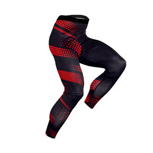 Deporte al aire libre Logotipo personalizado Entrenamiento Conjunto de compresión Ropa deportiva Entrenamiento de secado rápido Hombres Conjunto de compresión con logotipo - Product Image 4