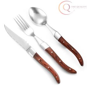 Juego de Cubiertos de Madera Modernos, Utensilios Naturales Sostenibles para la Cena en Casa - Product Image 6