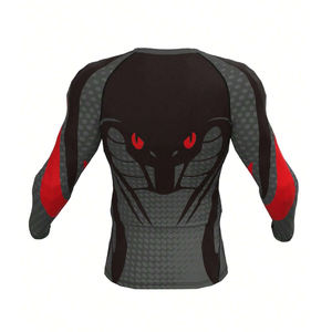 Vente flash Nouveaux vêtements de sport de marque Nouveauté Rash Guard pour hommes Prix bas Conception personnalisée Rash Guard MMA pour hommes Rash Guard BJJ pour garçons - Product Image 3