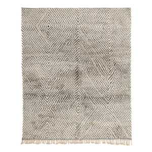 Pure Wool Handwoven Beni Ourain Moroccan Rug Hand Knotted Wool Area Rugs Home Decoration From India - Product Image 1