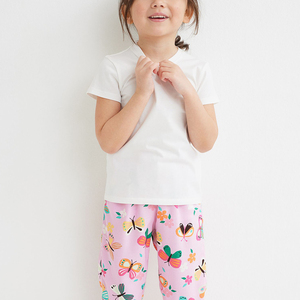 Pantalones de elastano con cintura elástica, 73% poliéster, 23% viscosa, 4% - Product Image 1